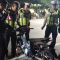 Polres Kediri Kota patroli sasar knalpot brong dan balap liar, motor pretelan diamankan.