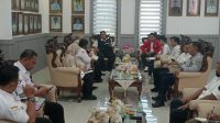Gerakan Mahasiswa Nasional Indonesia (GMNI) Kabupaten Jombang saat melakukan audiensi dengan Pemerintah Kabupaten (Pemkab) Jombang.