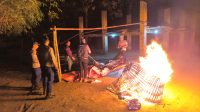 Petugas Polsek Ngadiluwih grebeg sabung ayam di Mangunrejo.