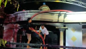 Korsleting, Gudang Sembako Terbakar, Majikan dan Karyawan Terluka