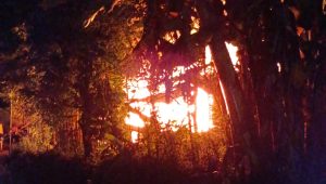 Gudang Peralatan Resepsi di Mojo Terbakar, Pemilik Rugi Rp50 Juta