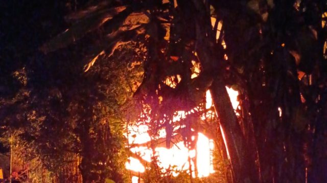 Gudang Peralatan Resepsi di Mojo Terbakar, Pemilik Rugi Rp50 Juta
