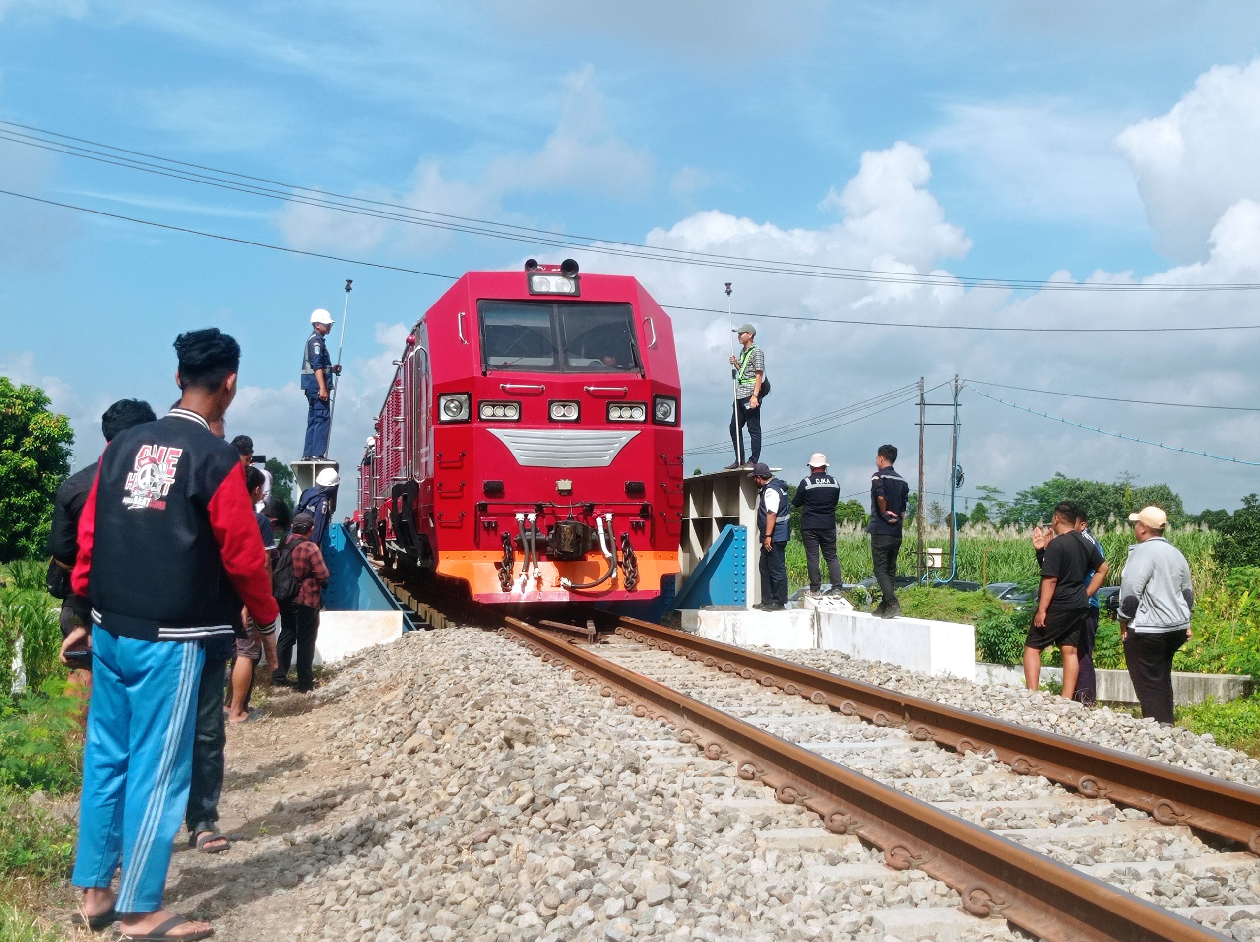 Tingkatkan Keamanan Perjalanan KA, DJKA Lakukan Uji Fungsi Jembatan BH 613 Kras