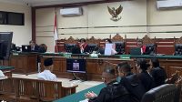 Sidang2 Proses sidang dengan agenda putusan atas perkara korupsi SKTM di RSUD dr Iskak Tulungagung.