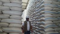 Kondisi gudang Perum Bulog Cabang Tulungagung.