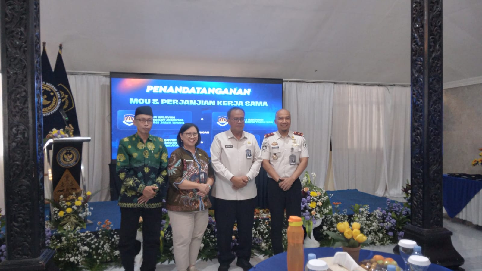 Fakultas Syariah dan Ilmu Hukum UIN SATU Tulungagung, Kadinkes Kabupaten Blitar, Kanwil Ditjenim Jatim, dan Kepala Kanim Kelas II Non TPI Blitar.