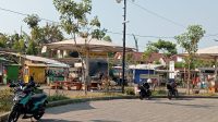 Situasi lokasi Sentra Pedagang Kaki Lima (PKL) Jalan KH Ahmad Dahlan, Kelurahan Jombatan, Kecamatan Jombang, Kabupaten Jombang, Selasa (23/6/2026) sore.