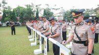 Kapolres Jombang Pimpin Sertijab Kasat Reskrim dan Sejumlah Kapolsek Jajaran