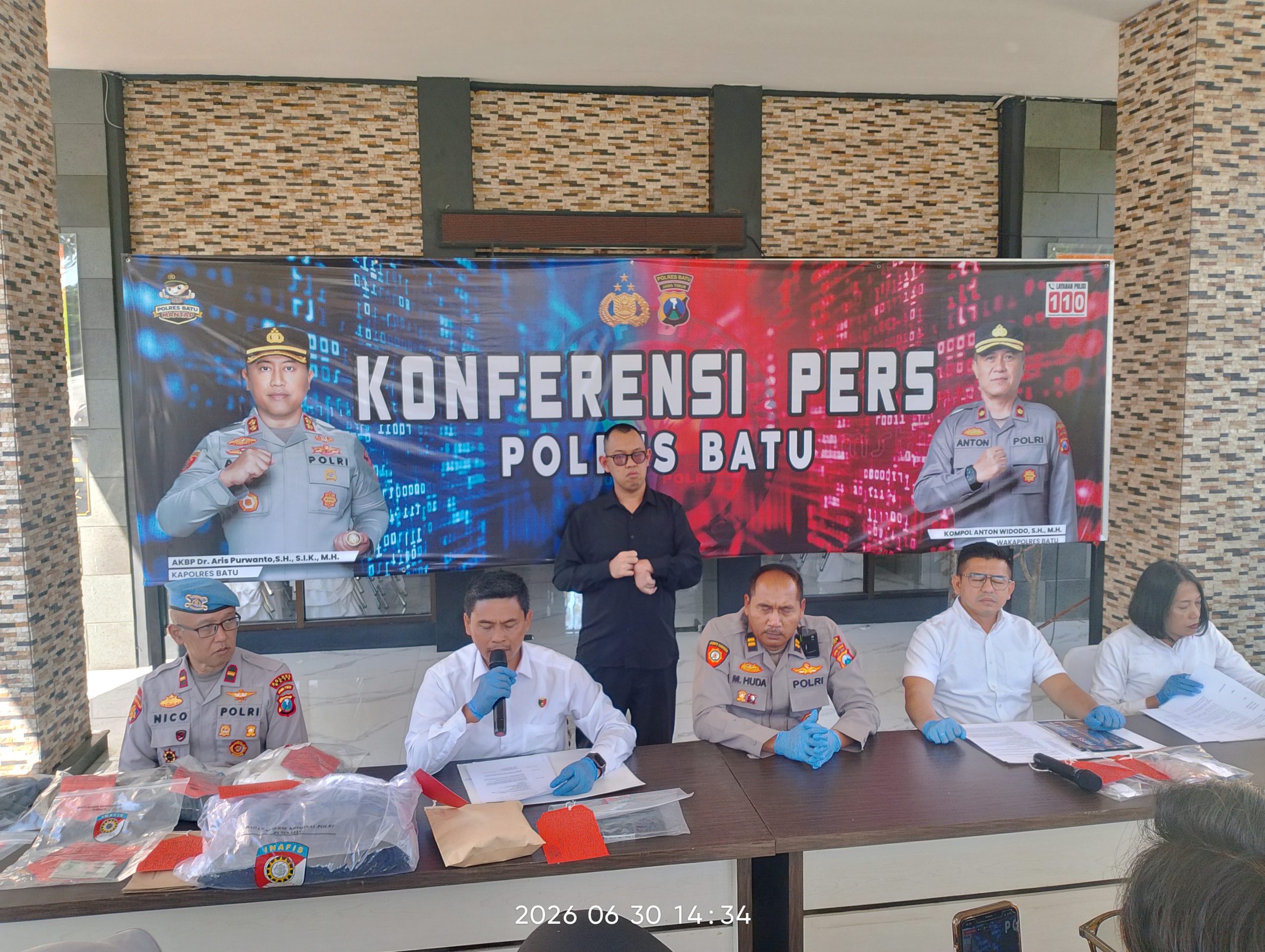 Batu gulung komplotan curanmor dan penadah, tiga kasus terungkap sekaligus jelang Hari Bhayangkara.