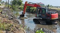 DPUPR Kota Kediri normalisasi Sungai Kresek.