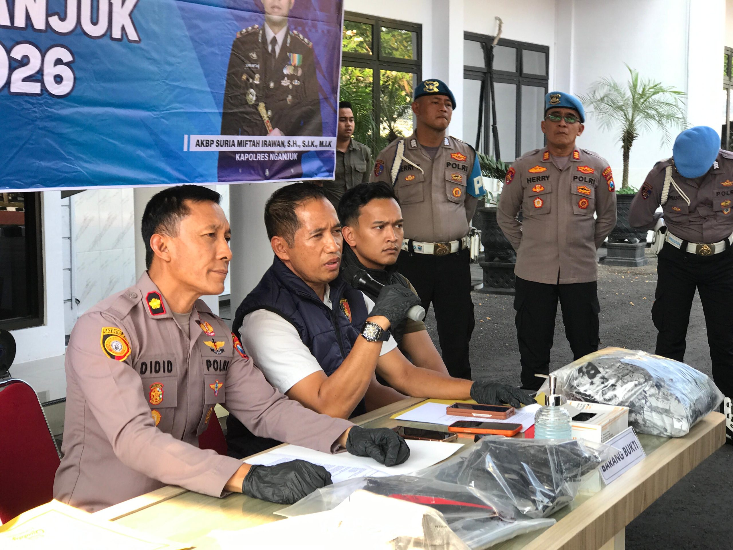 Ungkap Kasus Pengeroyokan, Polres Nganjuk Amankan 14 Terduga Pelaku
