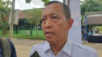 Kepala Dinas Perindustrian dan Perdagangan (Disperindag) Tulungagung, Fajar Widariyanto saat memberikan pernyataan terkait pembangunan TPS bagi 41 pedagang Pasar Pojok.