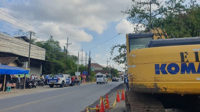 Penutupan Jembatan Gondang di jalan Nasional Tulungagung - Trenggalek telah disediakan jalur alternatif khusus.