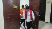 Salah satu terdakwa kasus pertanian greenhouse ganja di Desa Mojongapit, Kecamatan Jombang seusai menjalani sidang pleidoi di ruang Cakra Pengadilan Negeri (PN) Kabupaten Jombang, Selasa (28/7/2026) siang.