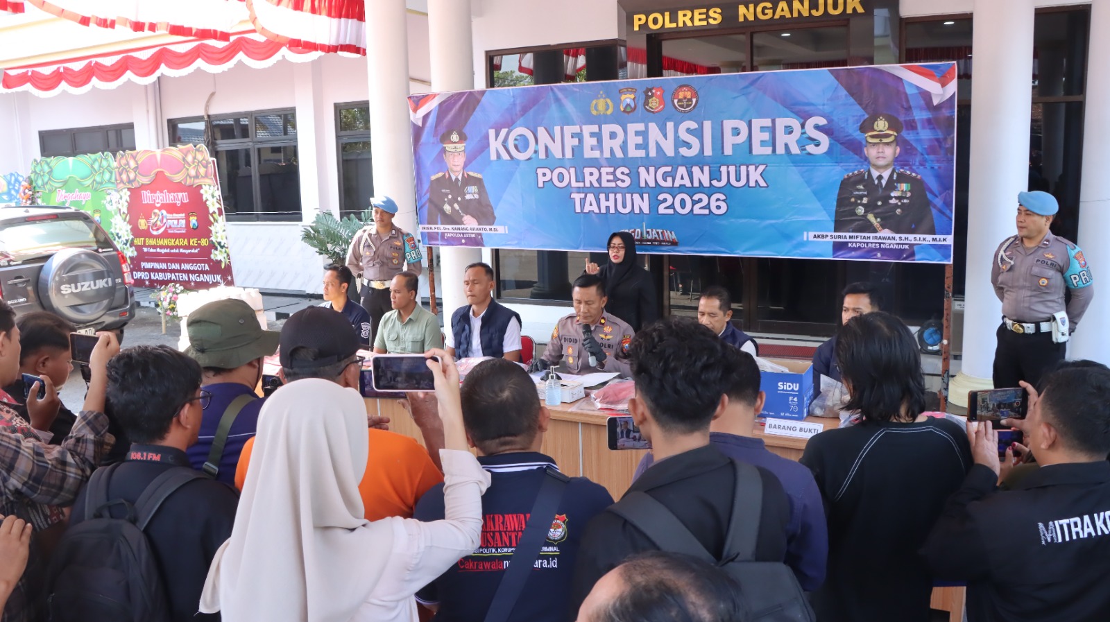 Ungkap Kasus Narkotika Lintas Daerah, Ini yang Diamankan Satresnarkoba Polres Nganjuk