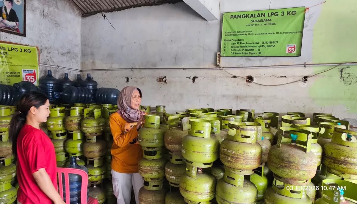 Kuota LPG 3 Kg Tahun 2026 di Kabupaten Kediri Sebanyak 55.560 MT