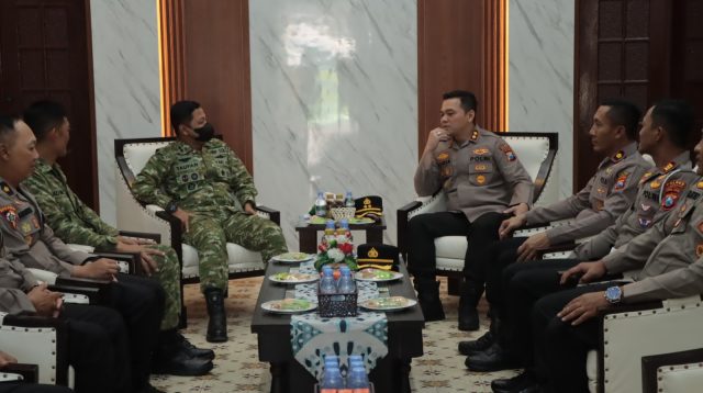 Pererat Sinergisitas, Kapolres Nganjuk bersama Dandim 0810, Komitmen Jaga Kamtibmas dan Keutuhan NKRI