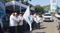 Ketua OC Muktamar ke-35 NU, Saifullah Yusuf (Gus Ipul) serta ulama lainnya saat membuka Apel siaga panitia yang digelar di Gedung Serbaguna (GSG) KH Hasbullah Said, Pondok Pesantren Bahrul Ulum, Tambakberas, Kecamatan Jombang, Kabupaten Jombang, Rabu (22/7/2026).