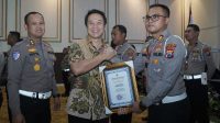 Satlantas Polres Kediri Terima Penghargaan dari Polda Jatim, ini Katagorinya
