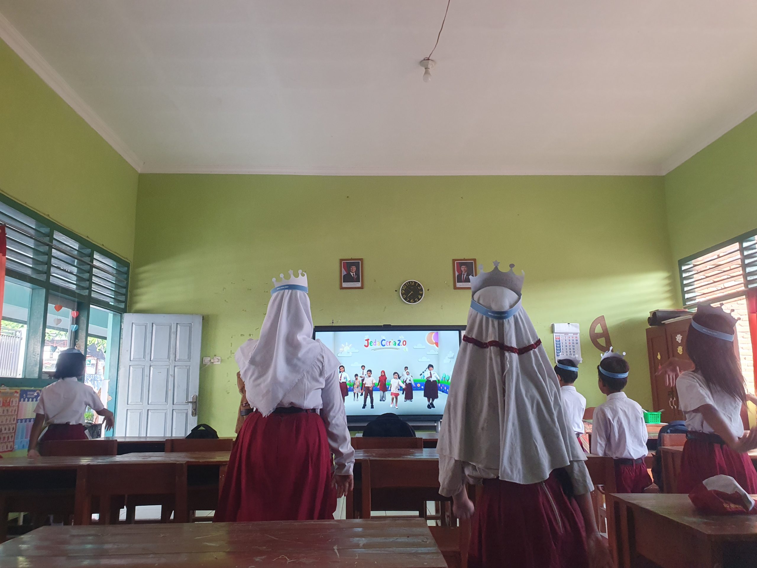 Kegiatan MPLS 2026 di SDN 2 Plandaan Tulungagung yang hanya memiliki 16 siswa jenjang kelas 1-6.