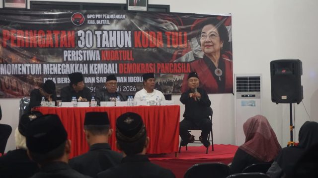 Peringatan renungan dan sarasehan yang digelar PDI Perjuangan Kabupaten Blitar.