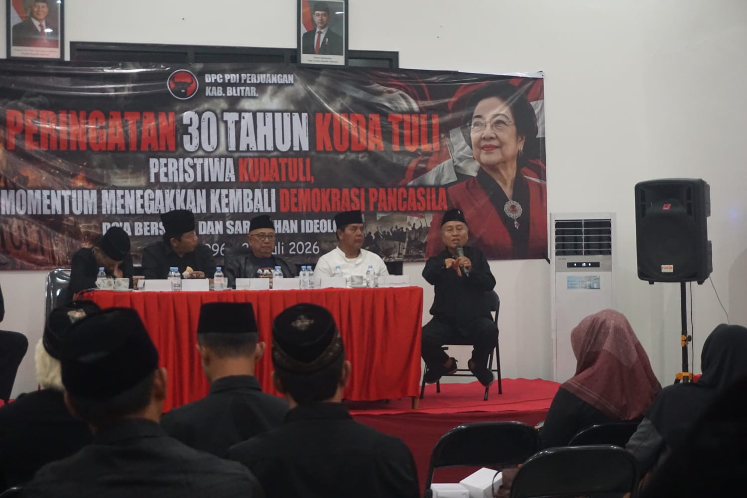 Peringatan renungan dan sarasehan yang digelar PDI Perjuangan Kabupaten Blitar.