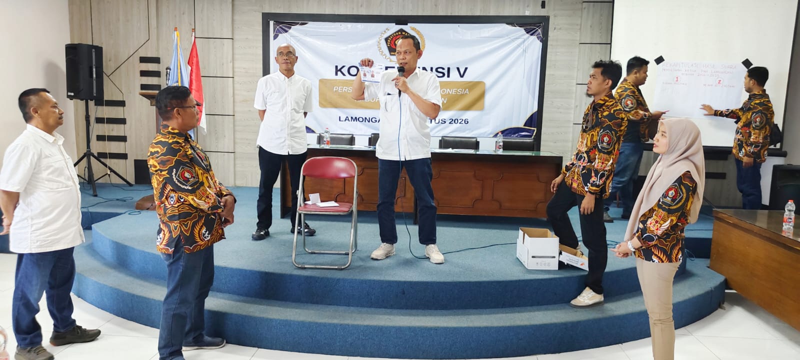 Kadam Mustoko Terpilih Kembali Pimpin PWI Lamongan Periode 2026 - 2029, PWI Jatim Dorong Pers Kritis Soal Fiskal Daerah