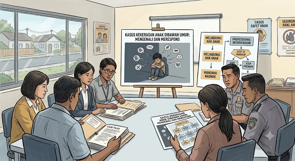 Ilustrasi penyelidikan kasus ayah dan kakak kandung menyetubuhni anak di bawah umur.