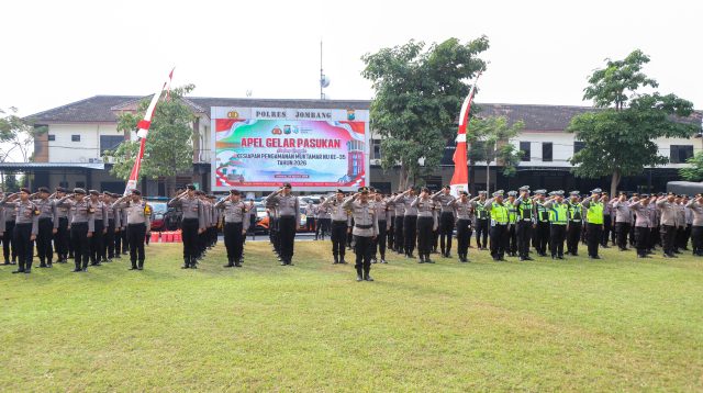 Polres Jombang Siagakan Ribuan Personel Pasukan Pengamanan Muktamar ke-35 NU 2026
