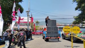 Puluhan massa geruduk Balai Kota Batu, soroti Gate E-Parking Rp600 Juta.