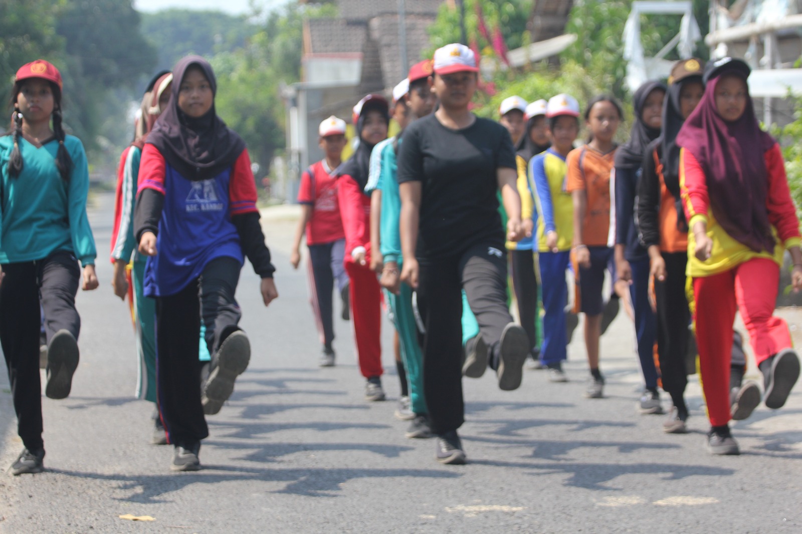 SD Negeri 1 Kandat Latihan Baris-berbaris, Persiapan Lomba Agustusan