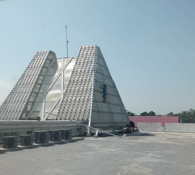 Pembangunan Amphi Teater di Musium Sri Aji Joyoboyo Kabupaten Kediri.