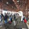 Suaana Stasiun Blitar yang dipadati penumpang.