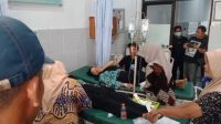 Siswa SMPN Kabuh yang menjalin perawatan di Puskesmas Kabuh, Kecamatan Kabuh, Jombang, Kamis (3/9/2026). Suasana depan Puskesmas Kabuh.