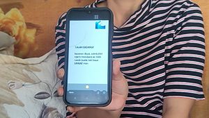 Status WhatsApp terkahir Gondham Prakoso (32) yang ditunjukkan oleh kakak kandungnya Dyah Puspitasari saat ditemui di kediamannya di Desa Bulurejo, Kecamatan Diwek, Kabupaten Jombang, Jumat (18/9/2026).