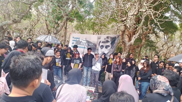 Peringatan 22 tahun kematian Munir, aksi simbolik digelar di Kota Batu.