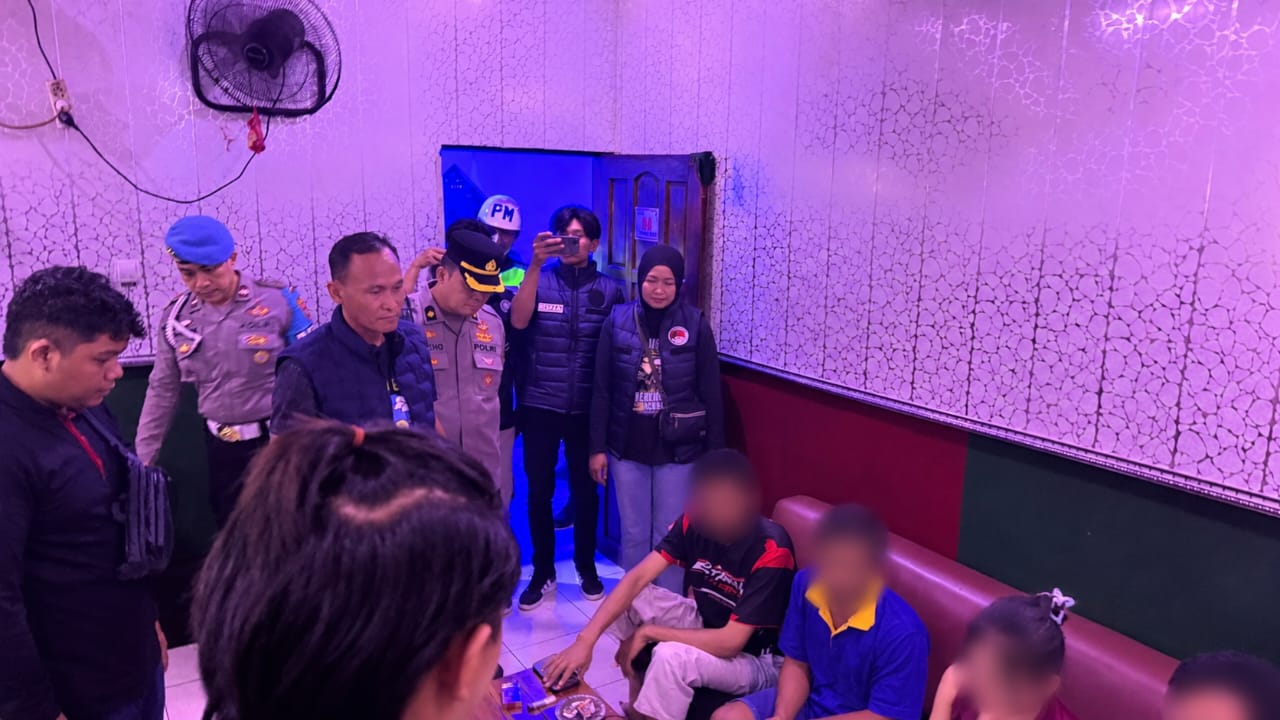 Polres Nganjuk Gelar Tes Urine Mendadak di THM, ini Hasilnya